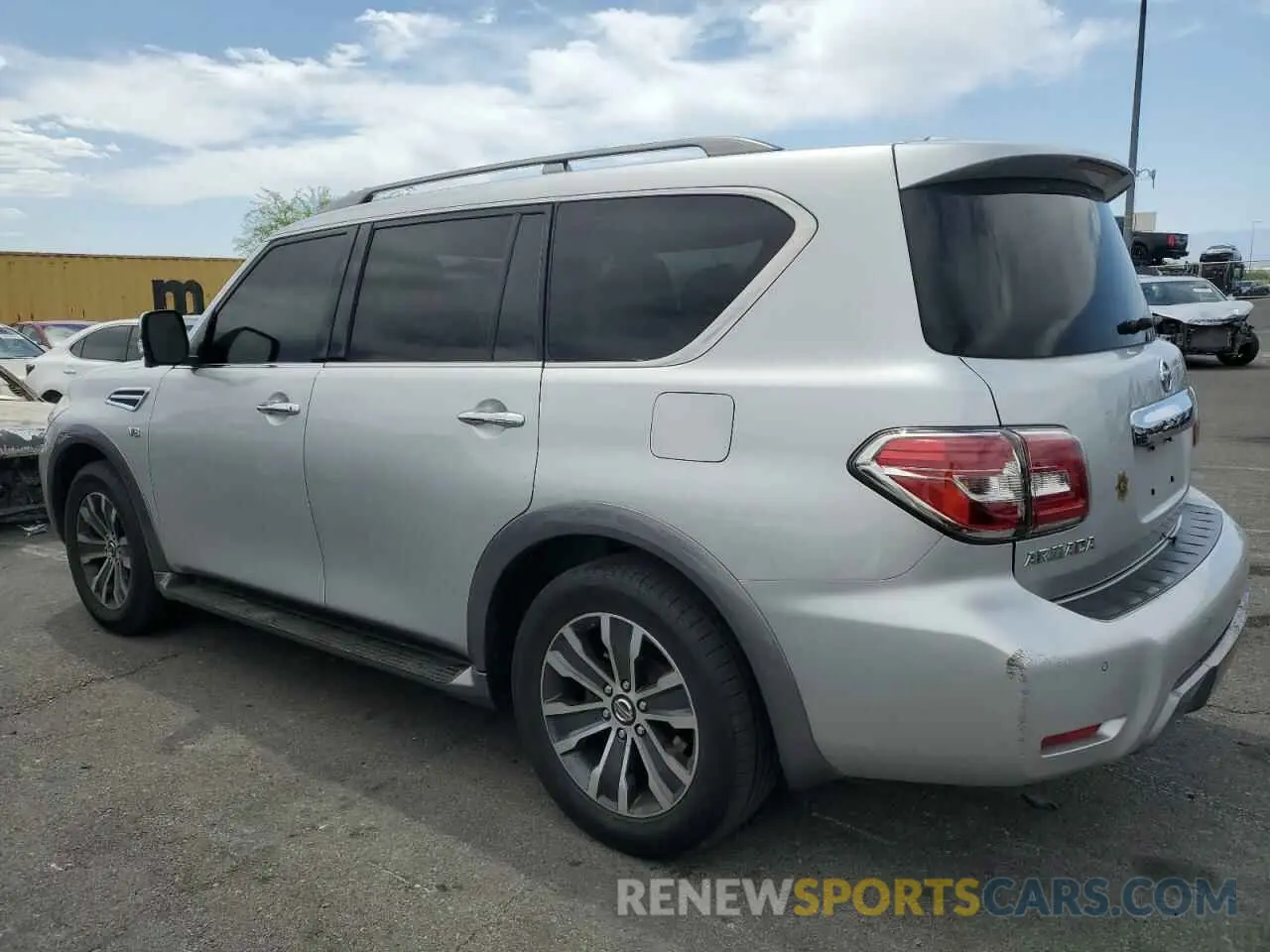 2 fotografías del automóvil dañado JN8AY2ND3L9108024 NISSAN ARMADA 2020