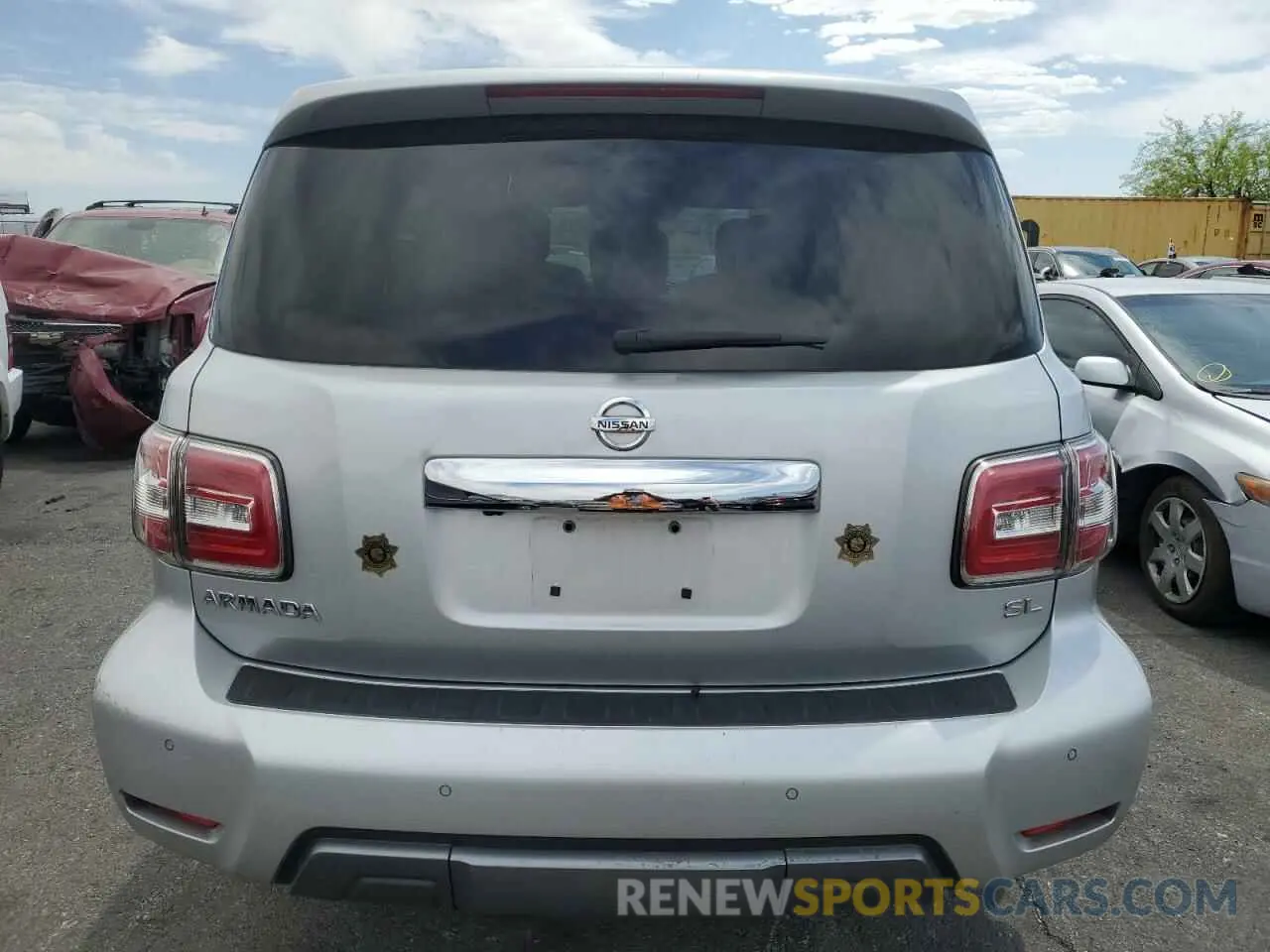 6 fotografías del automóvil dañado JN8AY2ND3L9108024 NISSAN ARMADA 2020