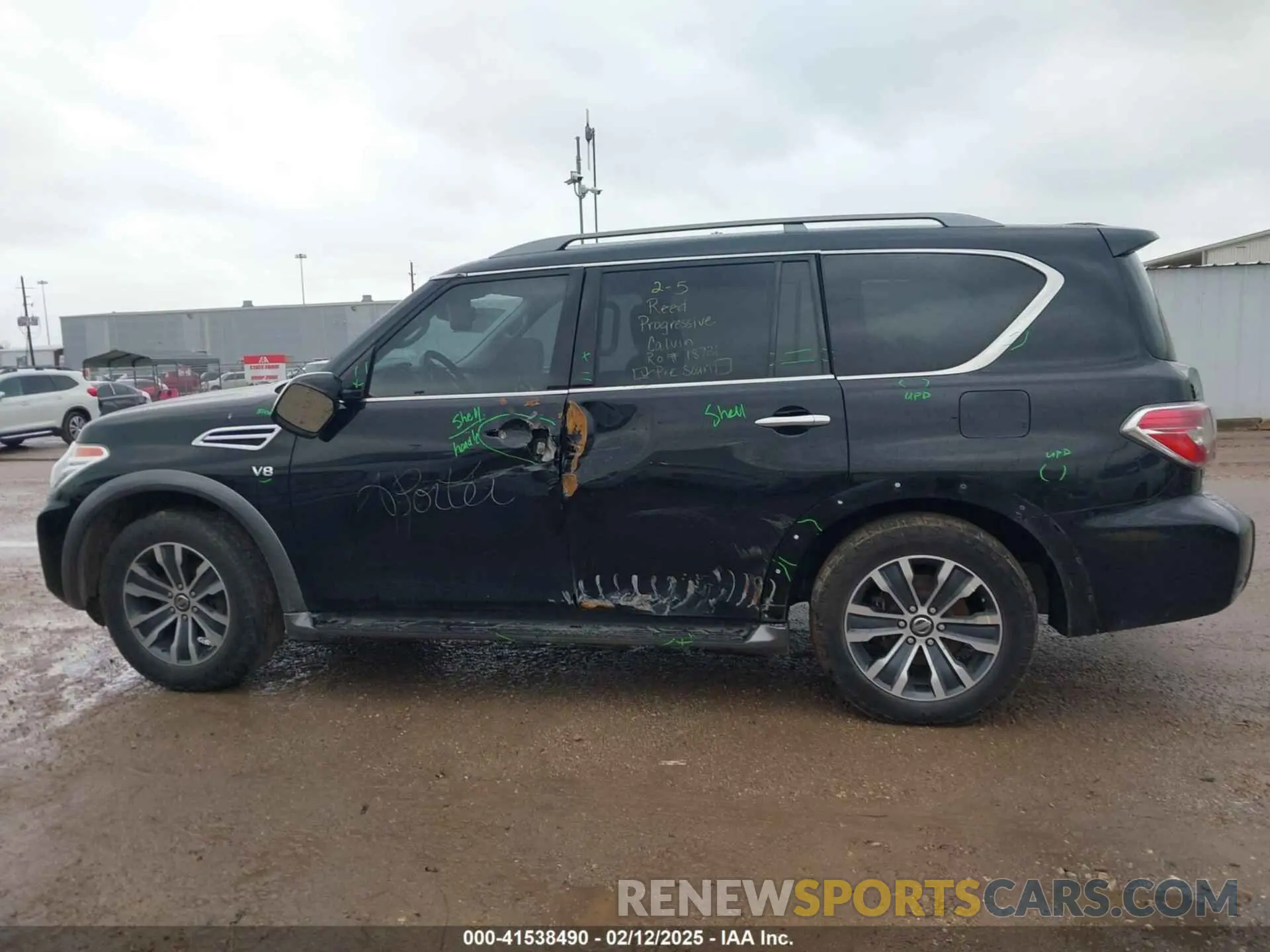 15 fotografías del automóvil dañado JN8AY2ND4L9107593 NISSAN ARMADA 2020