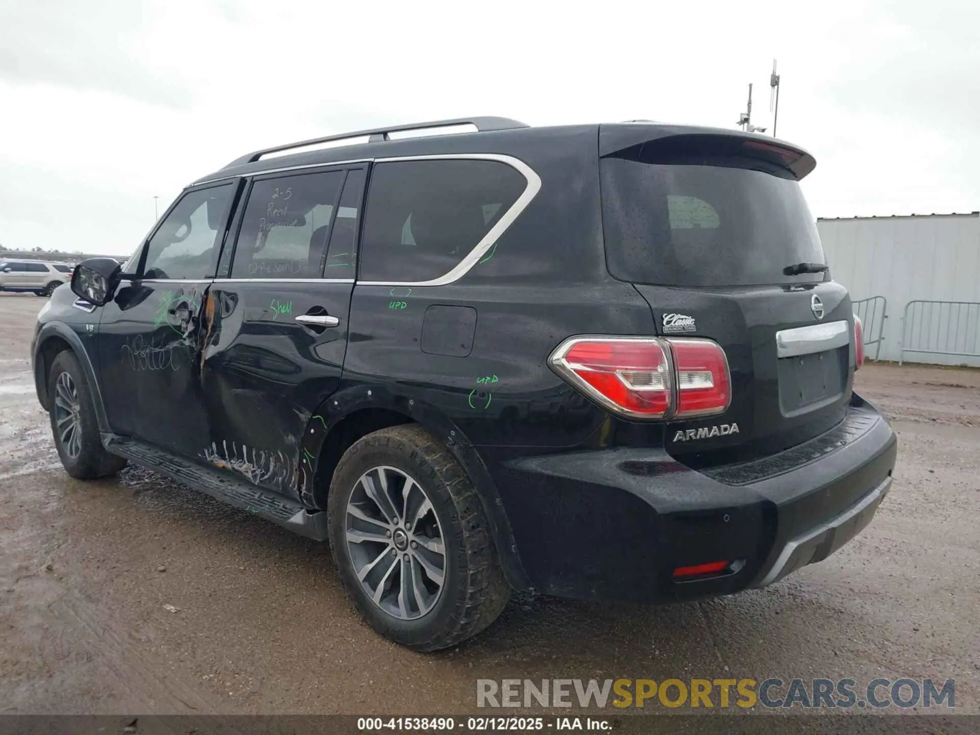3 fotografías del automóvil dañado JN8AY2ND4L9107593 NISSAN ARMADA 2020