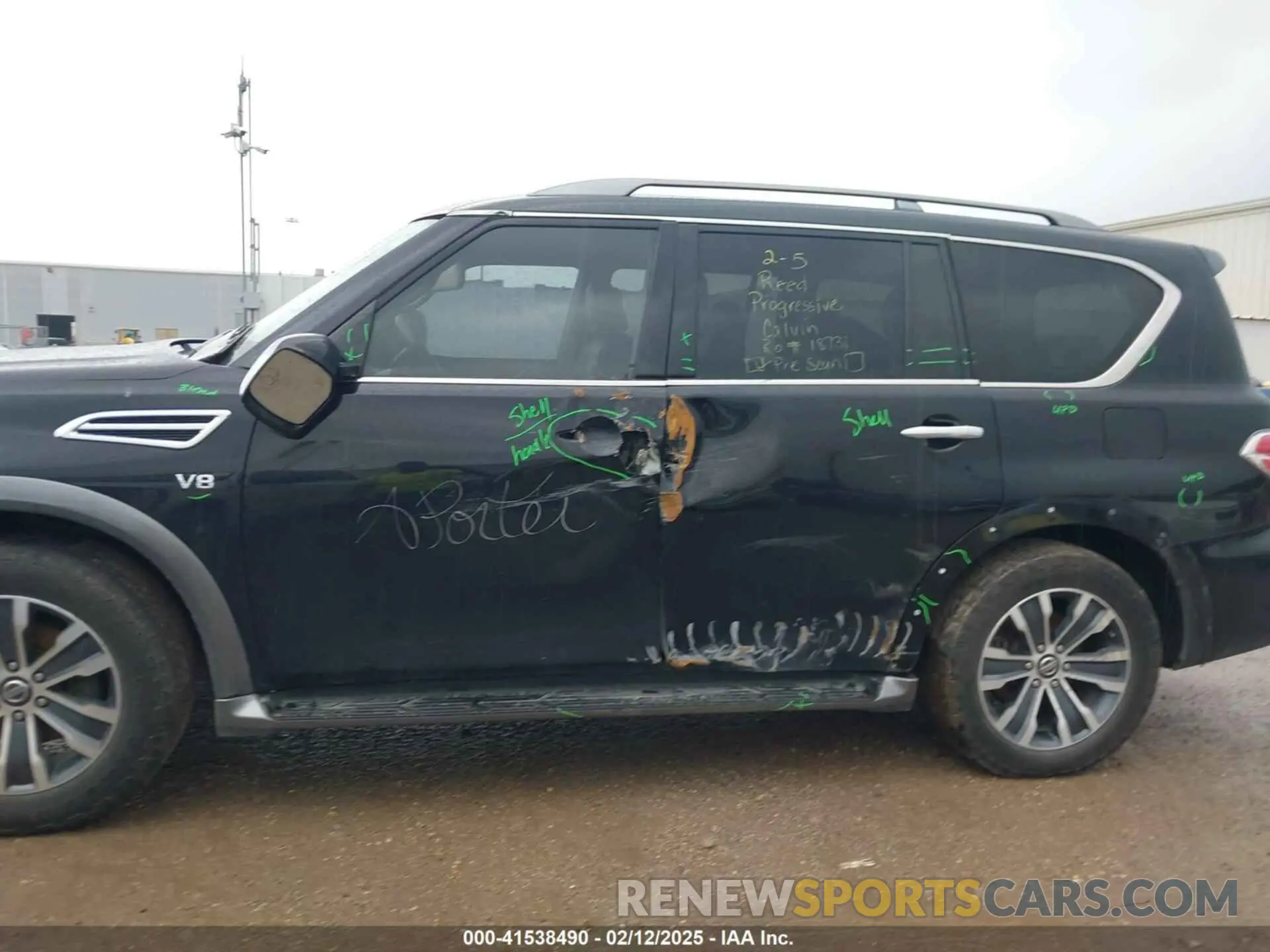 6 fotografías del automóvil dañado JN8AY2ND4L9107593 NISSAN ARMADA 2020