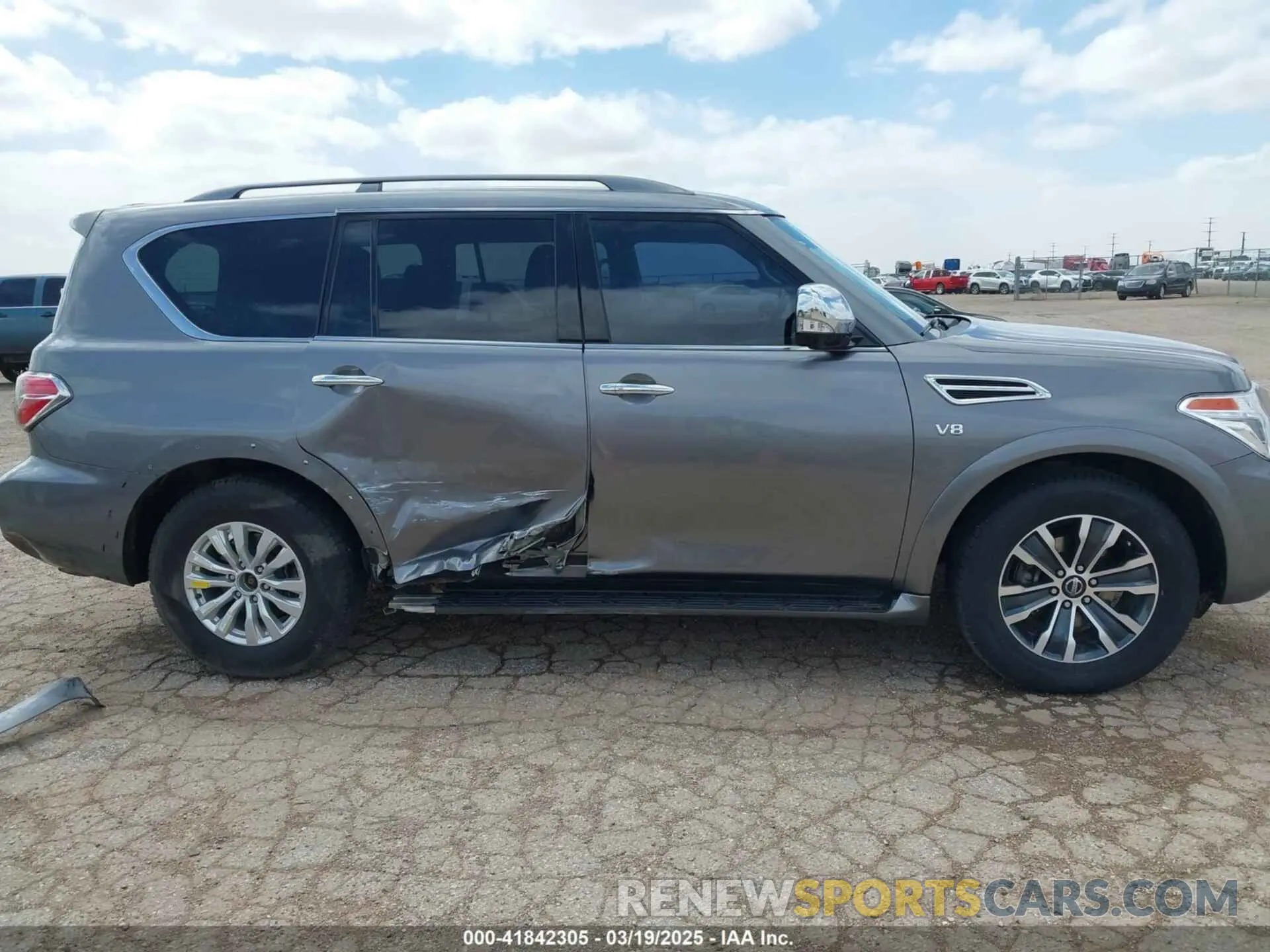 14 fotografías del automóvil dañado JN8AY2ND5LX017896 NISSAN ARMADA 2020