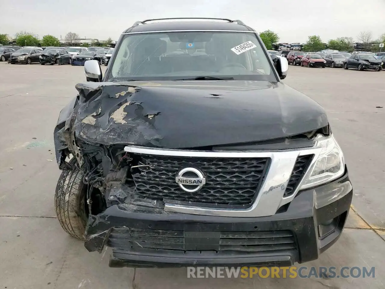 5 fotografías del automóvil dañado JN8AY2ND6L9111922 NISSAN ARMADA 2020