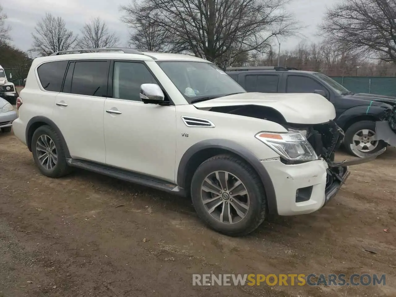 4 fotografías del automóvil dañado JN8AY2ND6L9112195 NISSAN ARMADA 2020