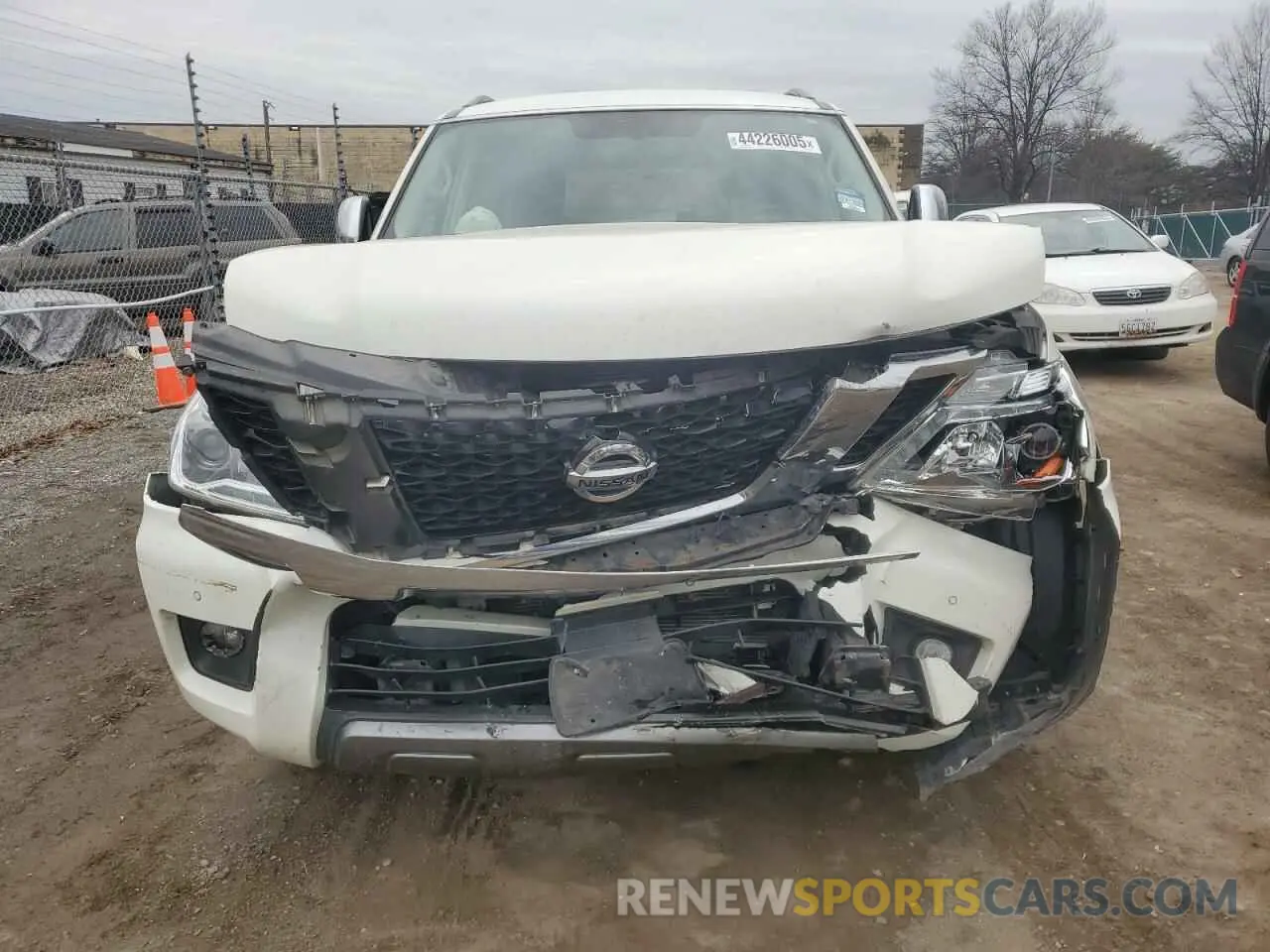 5 fotografías del automóvil dañado JN8AY2ND6L9112195 NISSAN ARMADA 2020