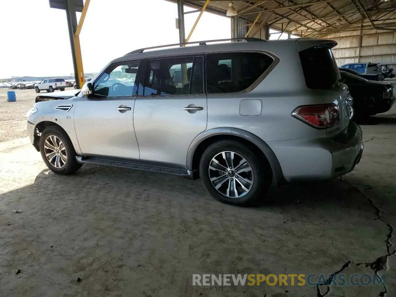 2 fotografías del automóvil dañado JN8AY2ND7L9108785 NISSAN ARMADA 2020