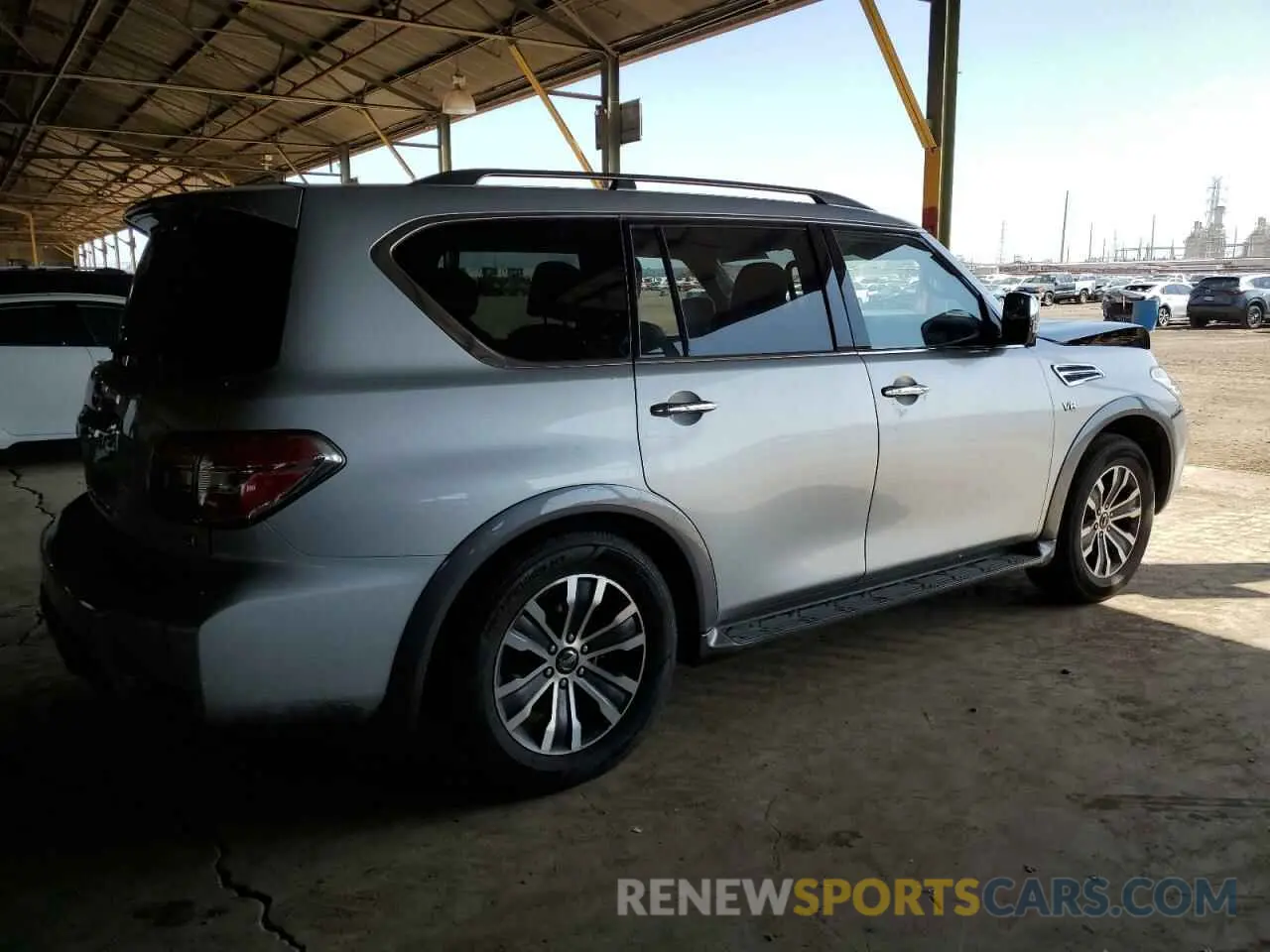 3 fotografías del automóvil dañado JN8AY2ND7L9108785 NISSAN ARMADA 2020