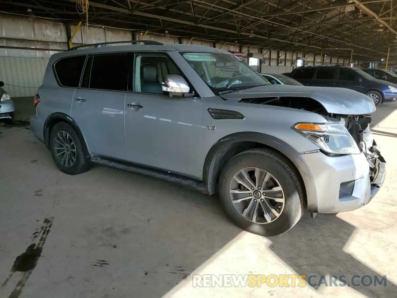 4 fotografías del automóvil dañado JN8AY2ND7L9108785 NISSAN ARMADA 2020