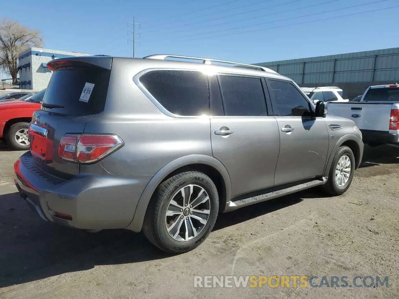 3 fotografías del automóvil dañado JN8AY2NDXLX017747 NISSAN ARMADA 2020