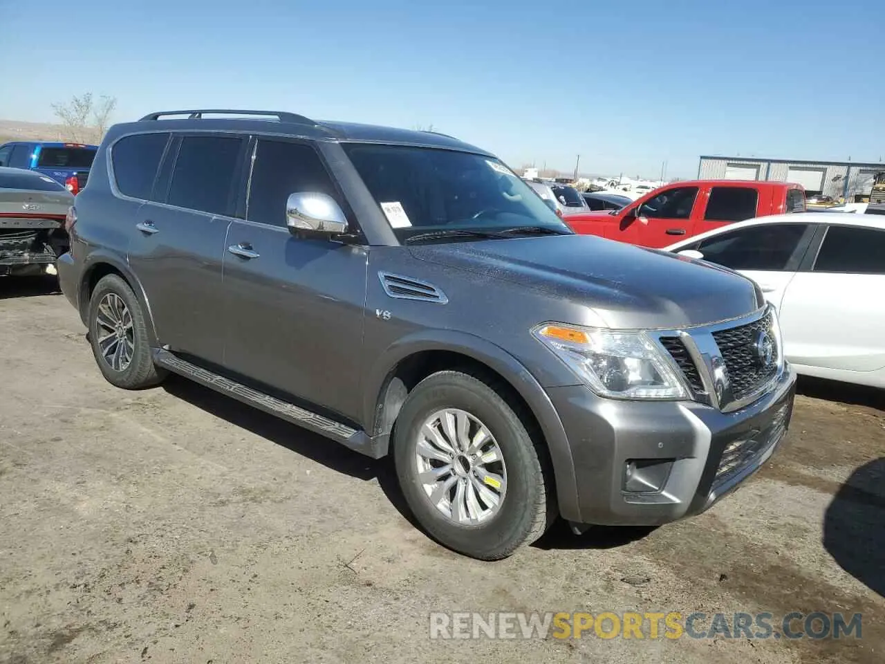 4 fotografías del automóvil dañado JN8AY2NDXLX017747 NISSAN ARMADA 2020