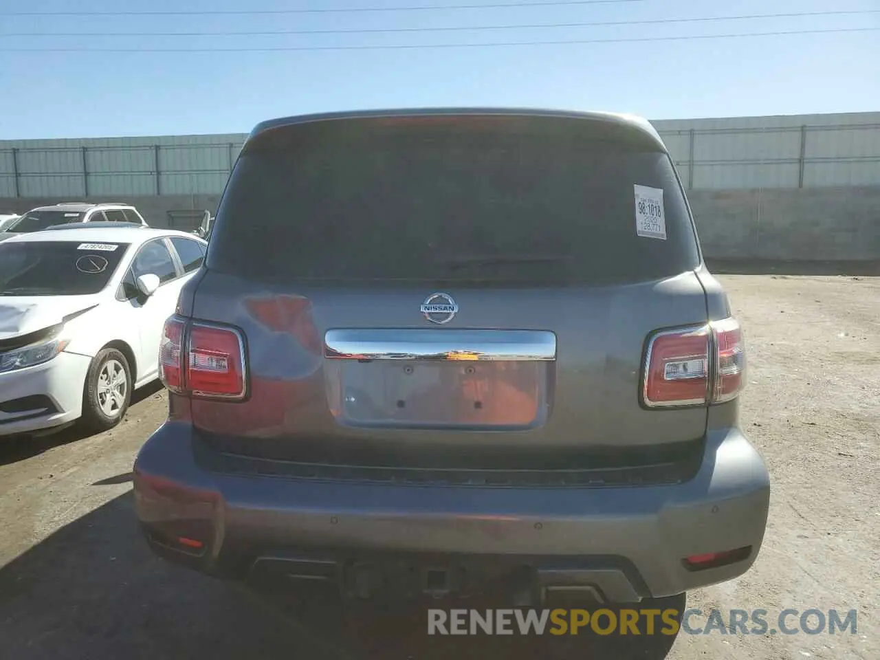 6 fotografías del automóvil dañado JN8AY2NDXLX017747 NISSAN ARMADA 2020