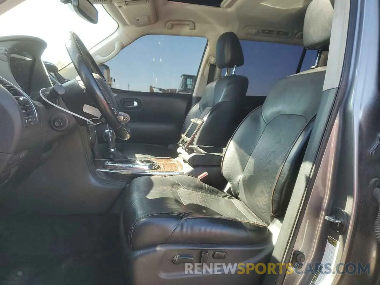 7 fotografías del automóvil dañado JN8AY2NDXLX017747 NISSAN ARMADA 2020