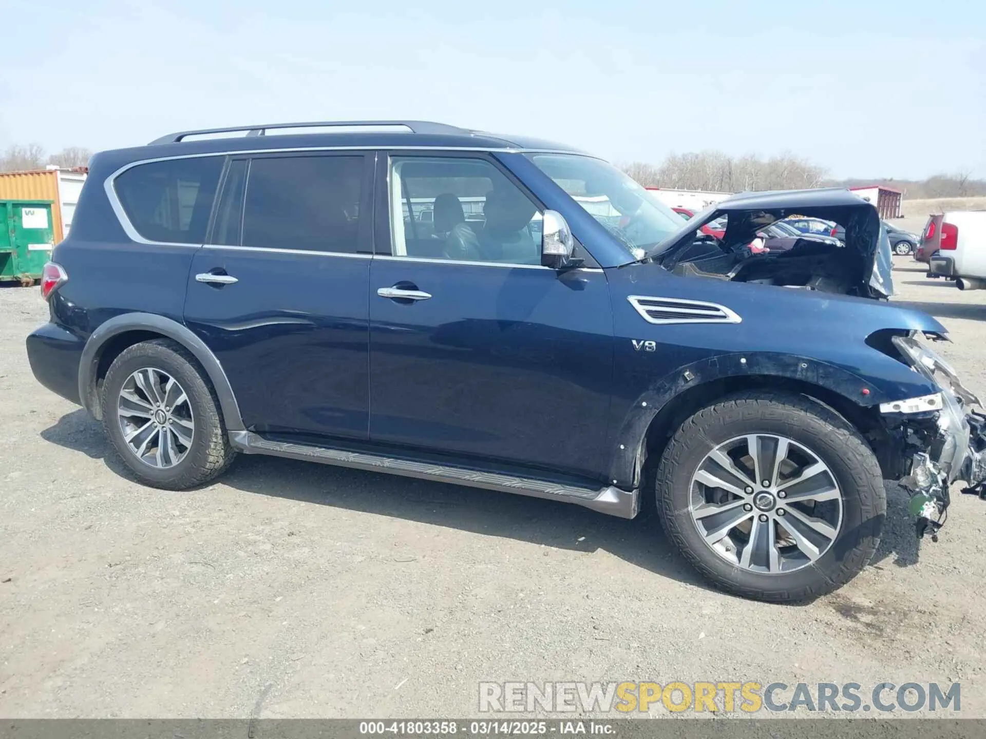 14 fotografías del automóvil dañado JN8AY2NDXLX017988 NISSAN ARMADA 2020