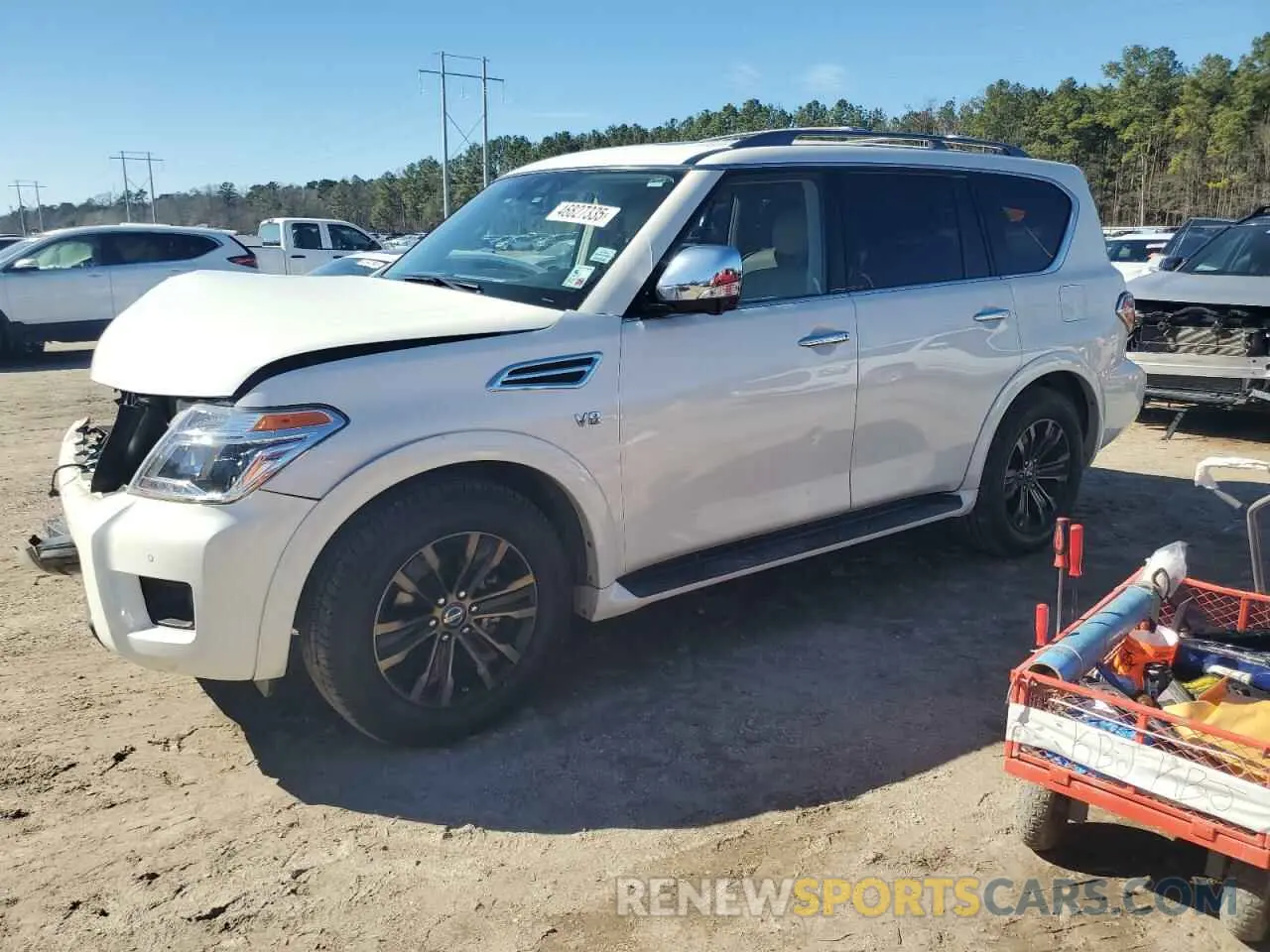 1 fotografías del automóvil dañado JN8AY2NE0L9780356 NISSAN ARMADA 2020