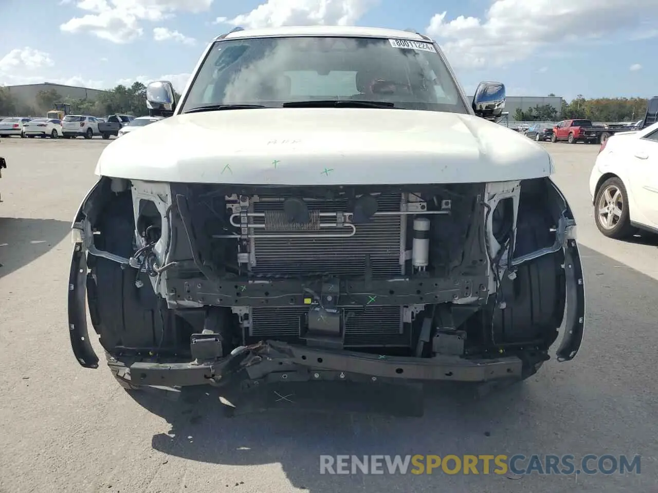 5 fotografías del automóvil dañado JN8AY2NF5L9360651 NISSAN ARMADA 2020
