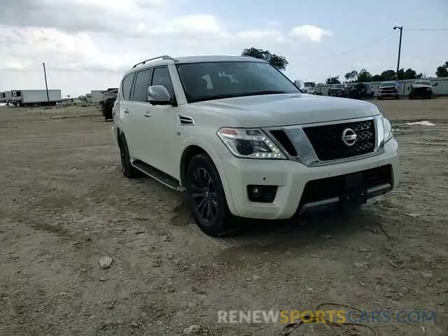 14 fotografías del automóvil dañado JN8AY2NF6L9360075 NISSAN ARMADA 2020