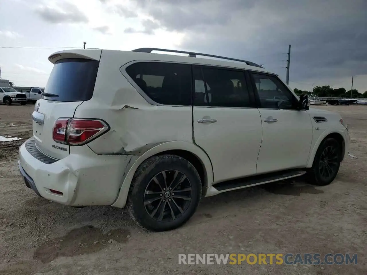 3 fotografías del automóvil dañado JN8AY2NF6L9360075 NISSAN ARMADA 2020