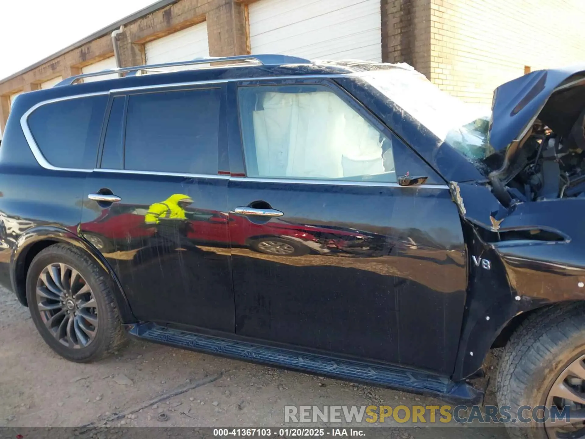 12 fotografías del automóvil dañado JN8AY2NF7L9360568 NISSAN ARMADA 2020