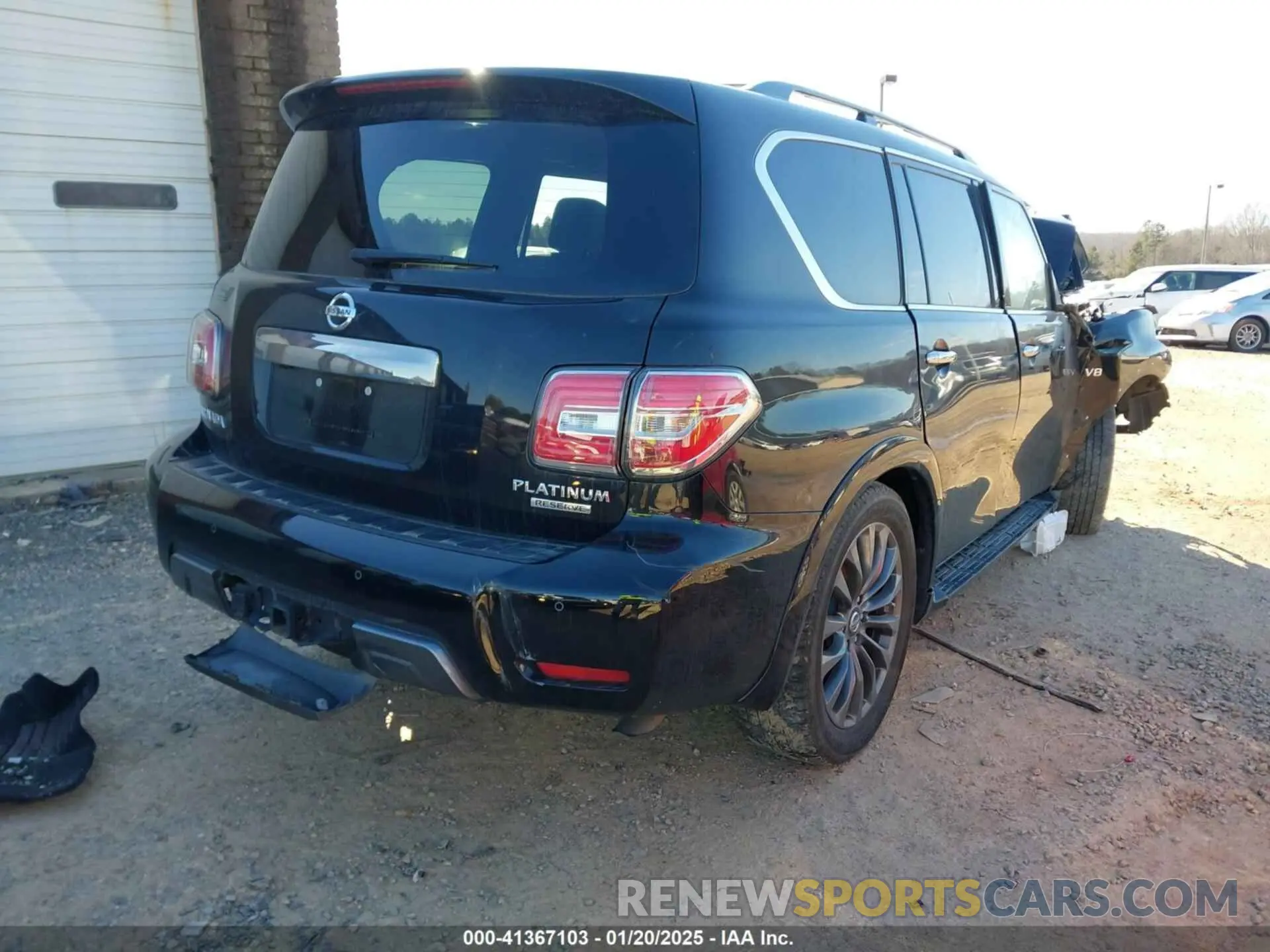 4 fotografías del automóvil dañado JN8AY2NF7L9360568 NISSAN ARMADA 2020