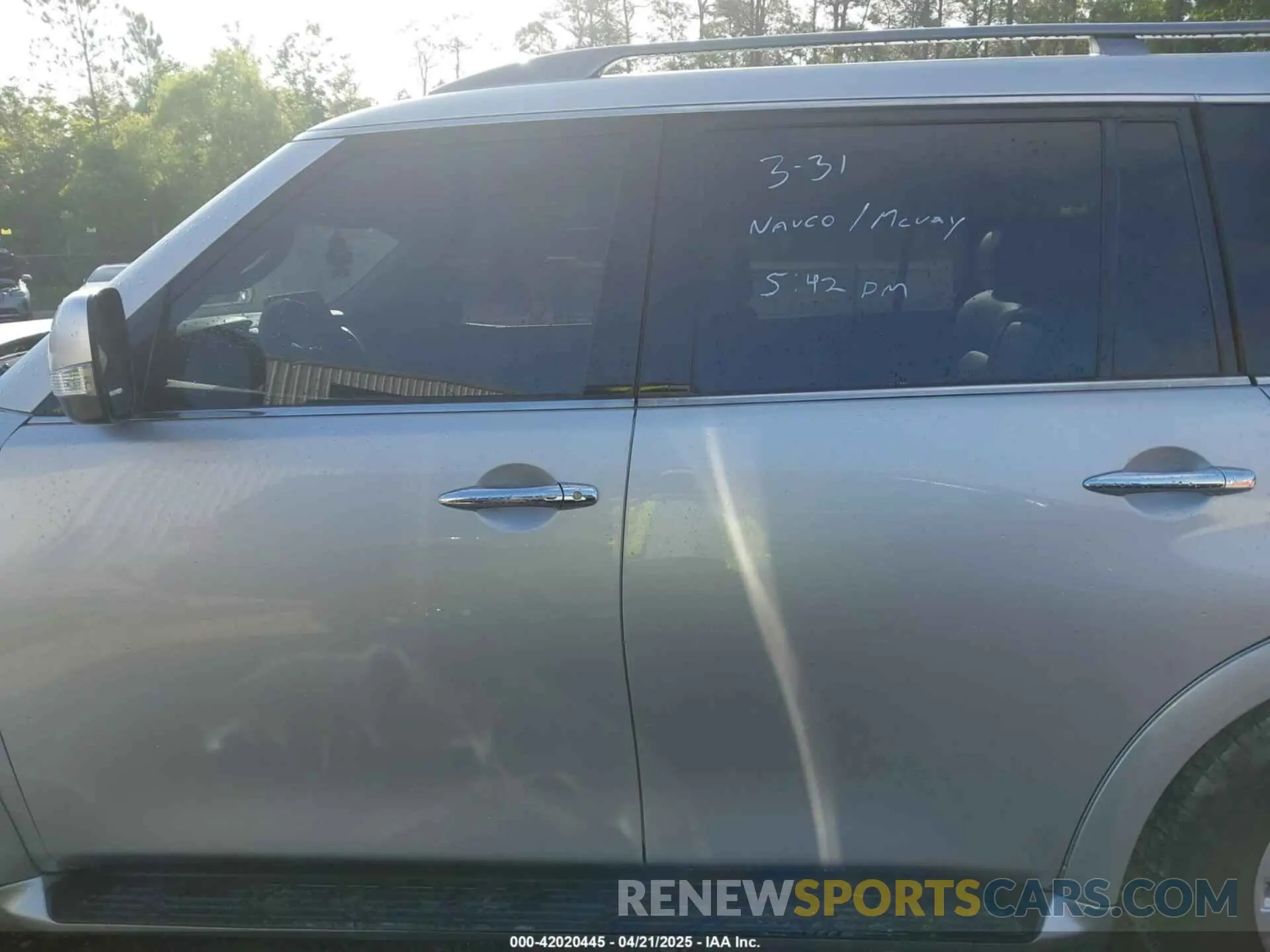 14 fotografías del automóvil dañado JN8AY2AC7M9146242 NISSAN ARMADA 2021