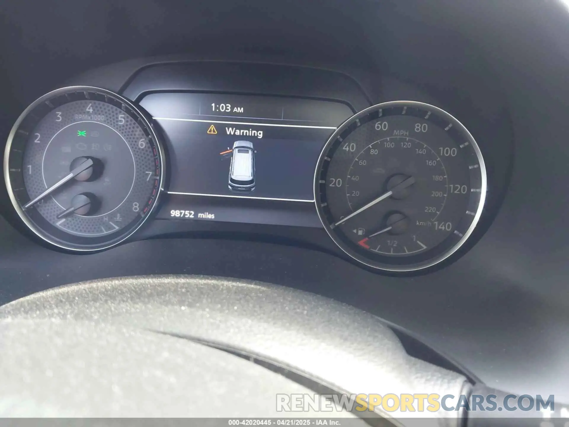 7 fotografías del automóvil dañado JN8AY2AC7M9146242 NISSAN ARMADA 2021