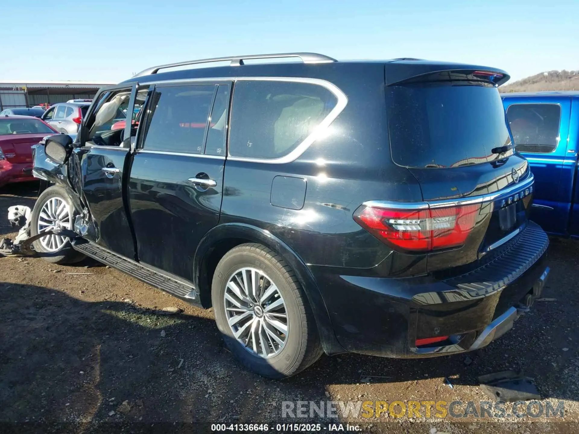 3 fotografías del automóvil dañado JN8AY2ACXM9145828 NISSAN ARMADA 2021