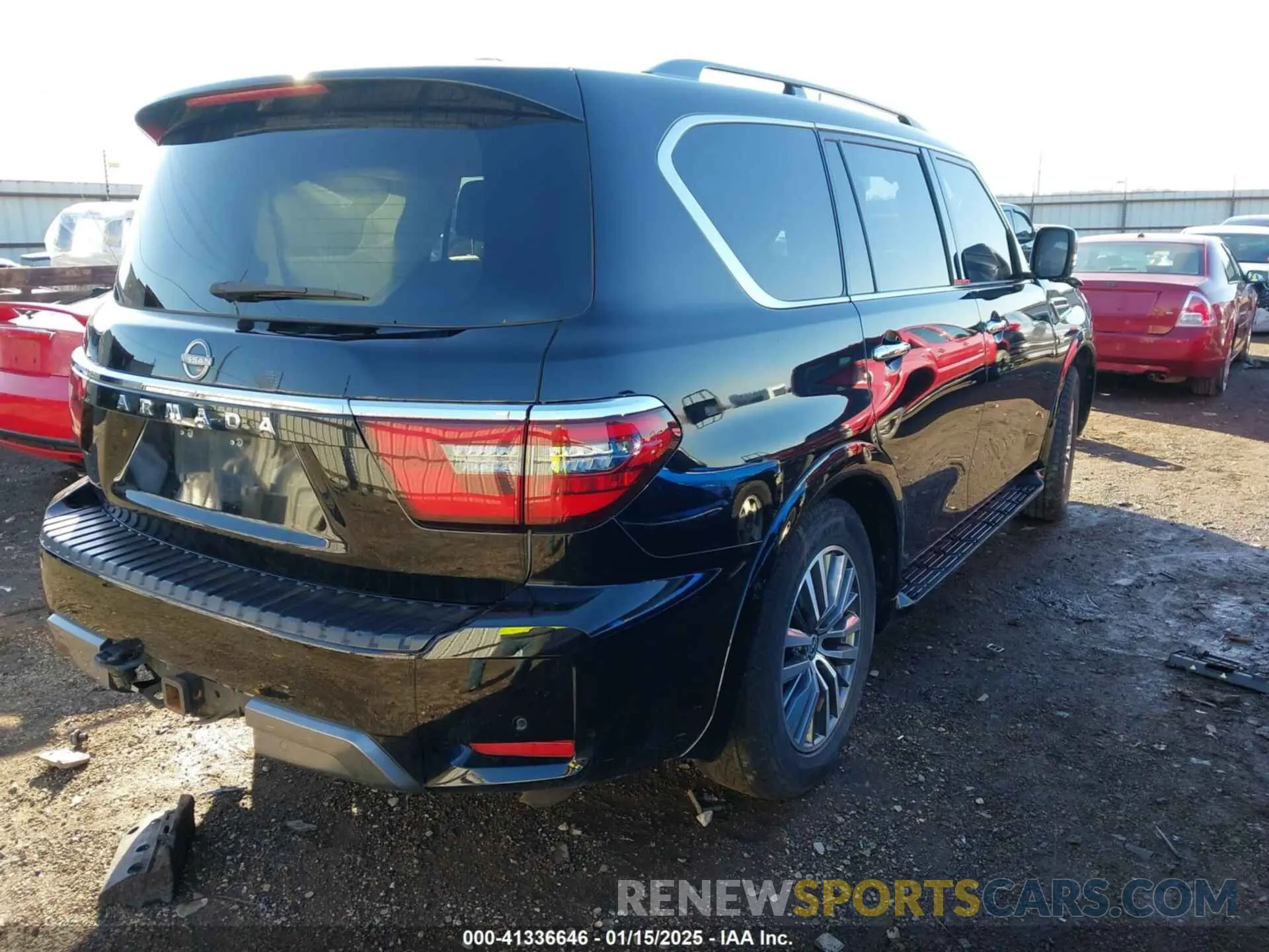 4 fotografías del automóvil dañado JN8AY2ACXM9145828 NISSAN ARMADA 2021