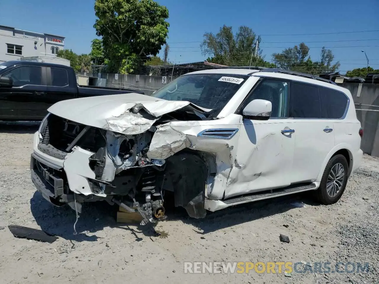 1 fotografías del automóvil dañado JN8AY2AD1M9660144 NISSAN ARMADA 2021