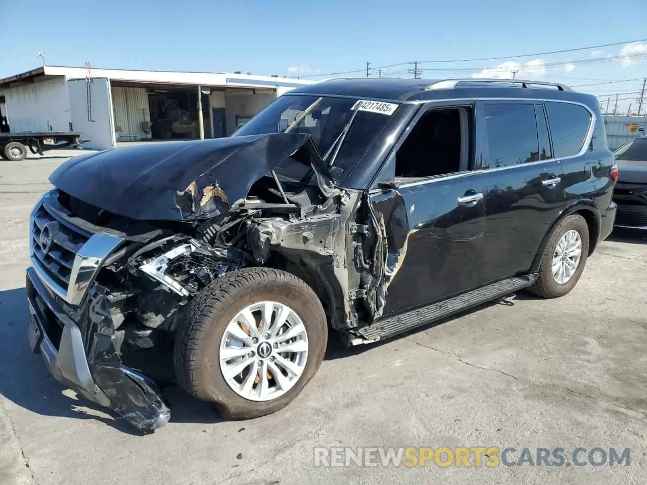 1 fotografías del automóvil dañado JN8AY2AD5M9661829 NISSAN ARMADA 2021