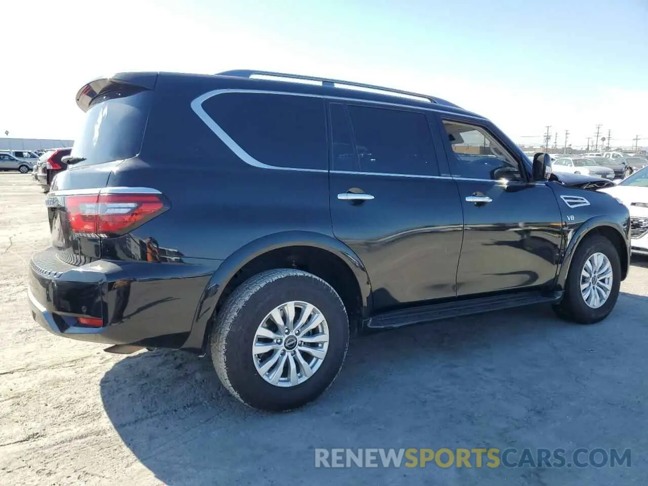 3 fotografías del automóvil dañado JN8AY2AD5M9661829 NISSAN ARMADA 2021
