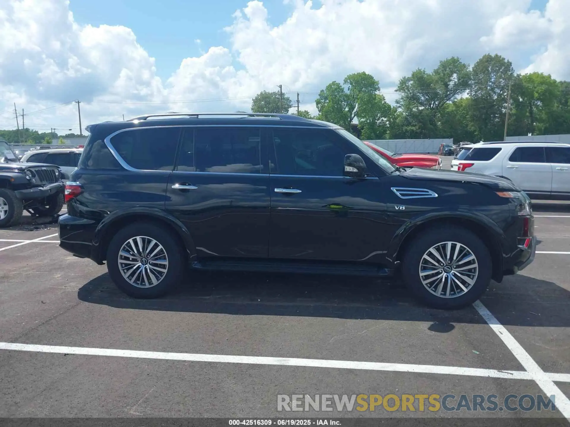 13 fotografías del automóvil dañado JN8AY2BA7M9371239 NISSAN ARMADA 2021
