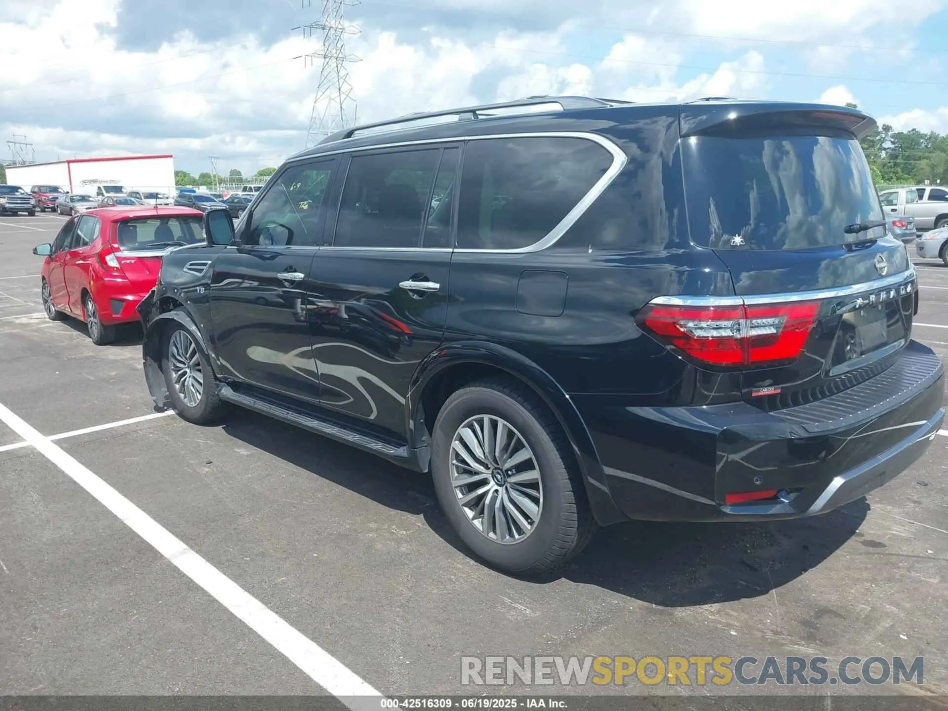 3 fotografías del automóvil dañado JN8AY2BA7M9371239 NISSAN ARMADA 2021