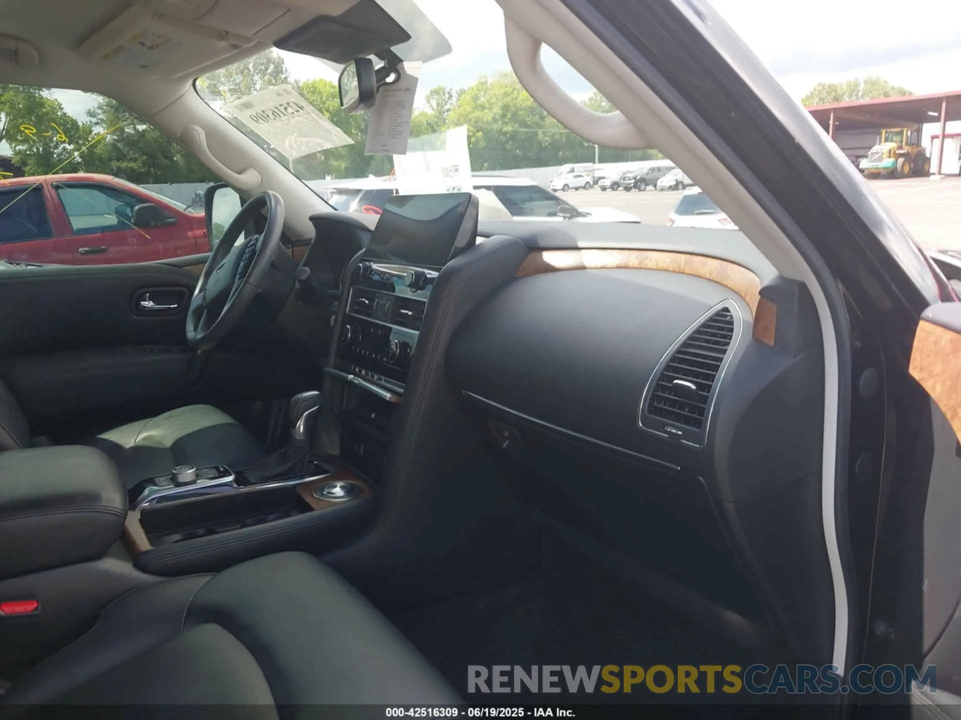 5 fotografías del automóvil dañado JN8AY2BA7M9371239 NISSAN ARMADA 2021