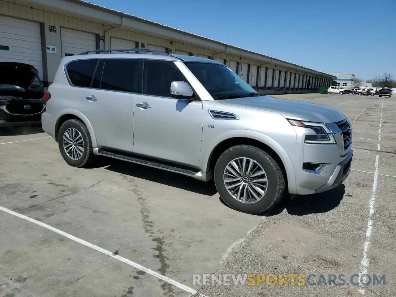 4 fotografías del automóvil dañado JN8AY2BAXM9374569 NISSAN ARMADA 2021
