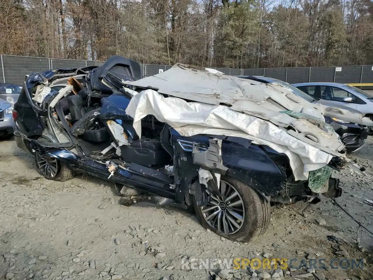 4 fotografías del automóvil dañado JN8AY2BB0M9792681 NISSAN ARMADA 2021