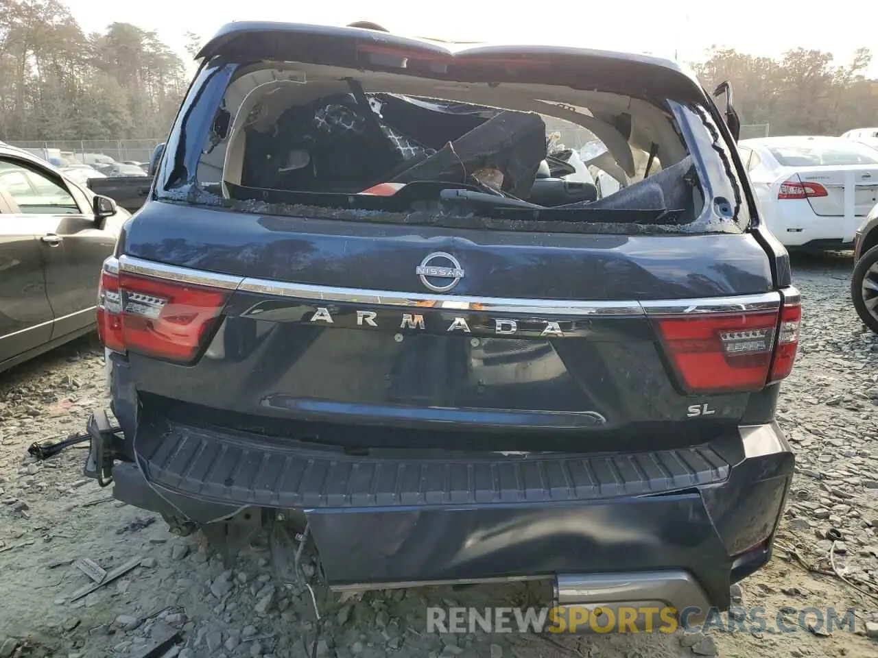 6 fotografías del automóvil dañado JN8AY2BB0M9792681 NISSAN ARMADA 2021