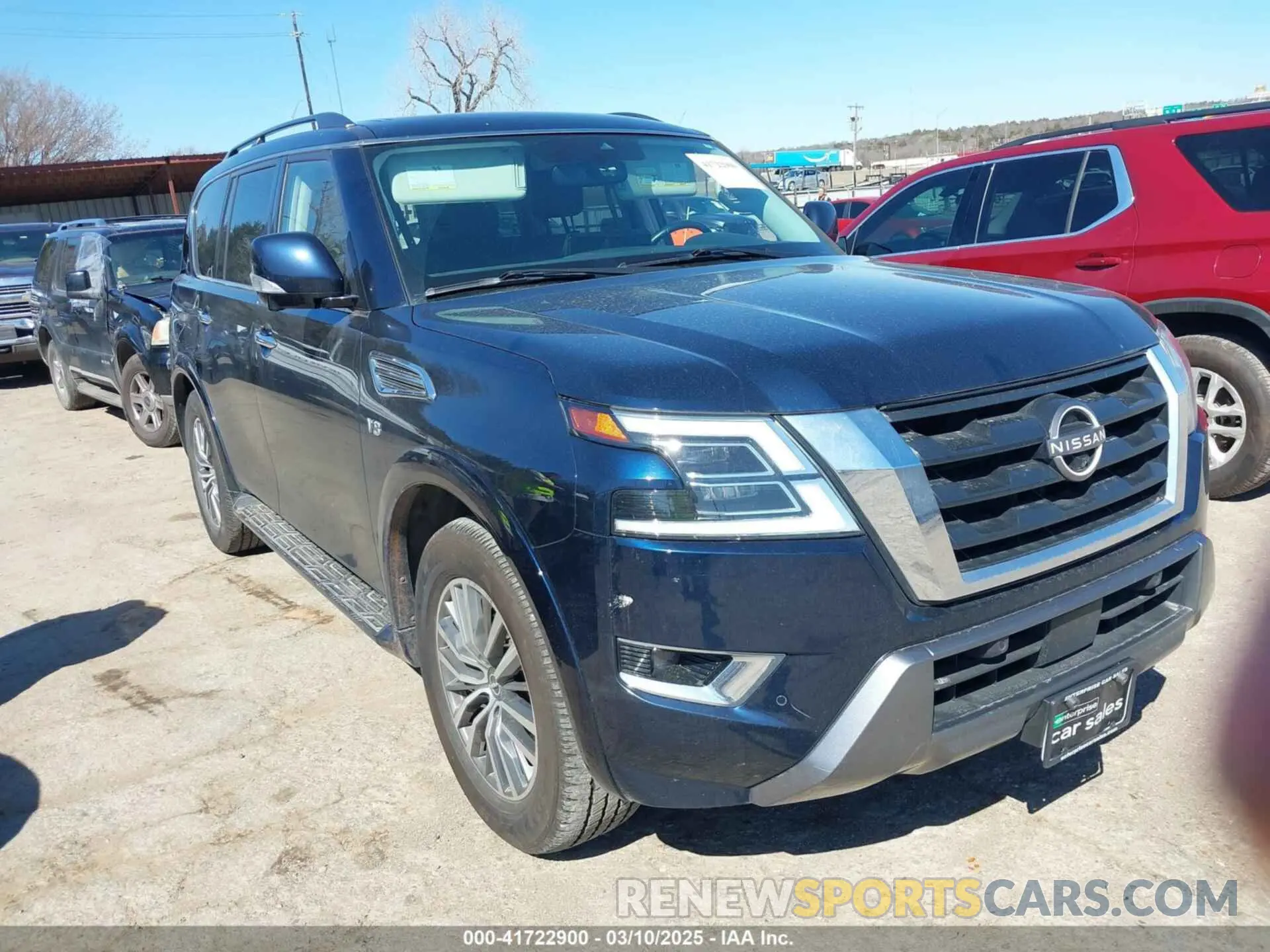 1 fotografías del automóvil dañado JN8AY2BB1M9792186 NISSAN ARMADA 2021