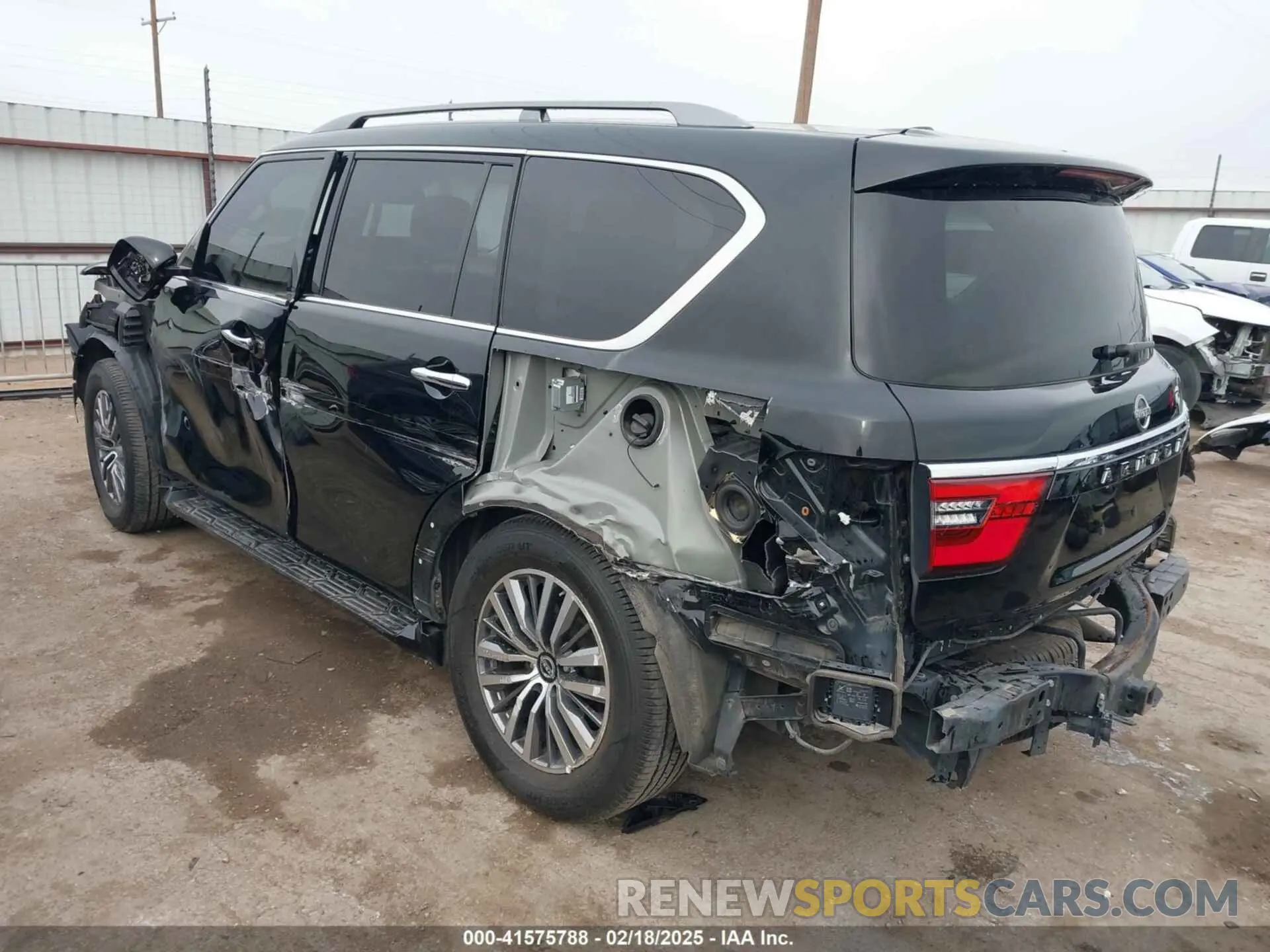 3 fotografías del automóvil dañado JN8AY2BB4M9792540 NISSAN ARMADA 2021
