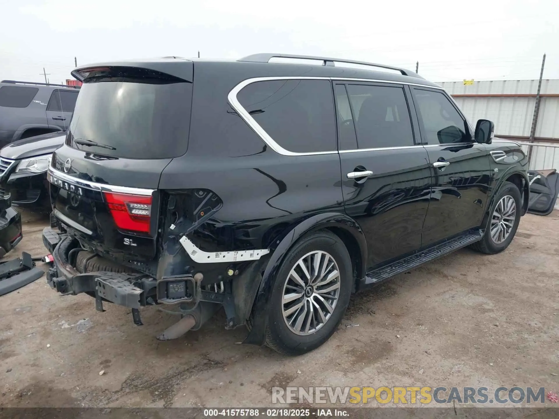 4 fotografías del automóvil dañado JN8AY2BB4M9792540 NISSAN ARMADA 2021