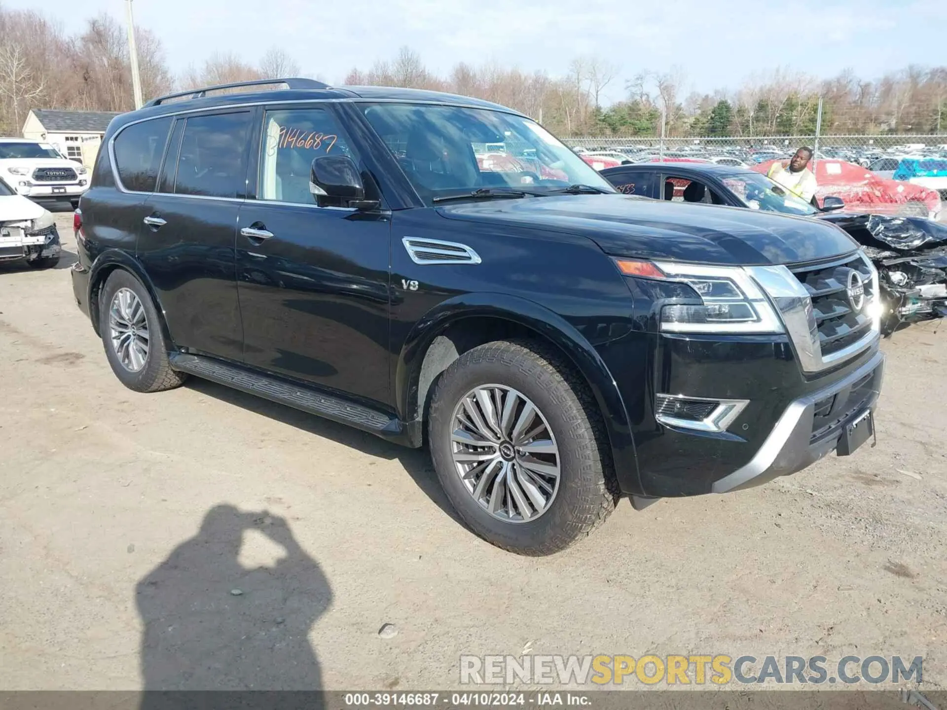 1 fotografías del automóvil dañado JN8AY2BB7M9793603 NISSAN ARMADA 2021