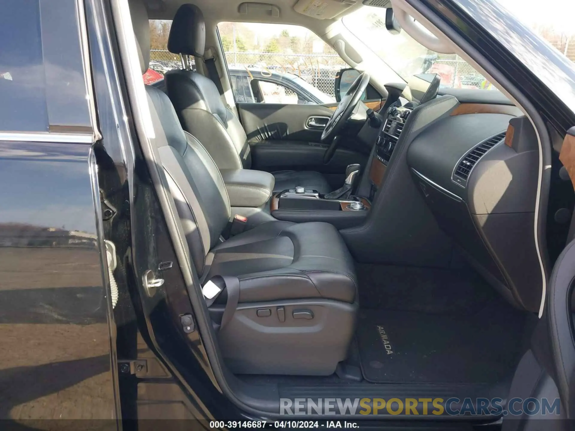 5 fotografías del automóvil dañado JN8AY2BB7M9793603 NISSAN ARMADA 2021