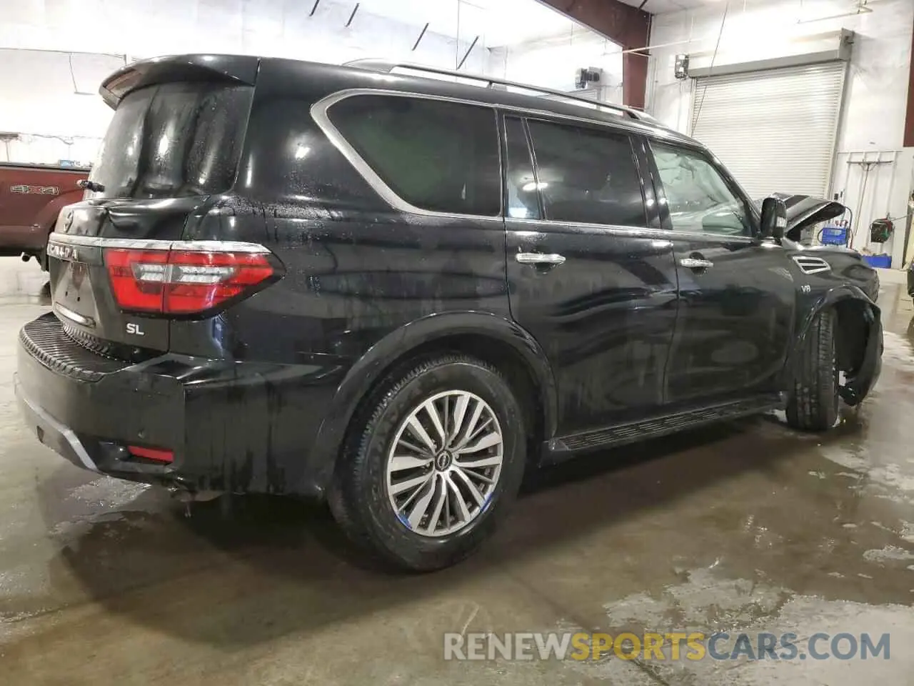 3 fotografías del automóvil dañado JN8AY2BB9M9795028 NISSAN ARMADA 2021