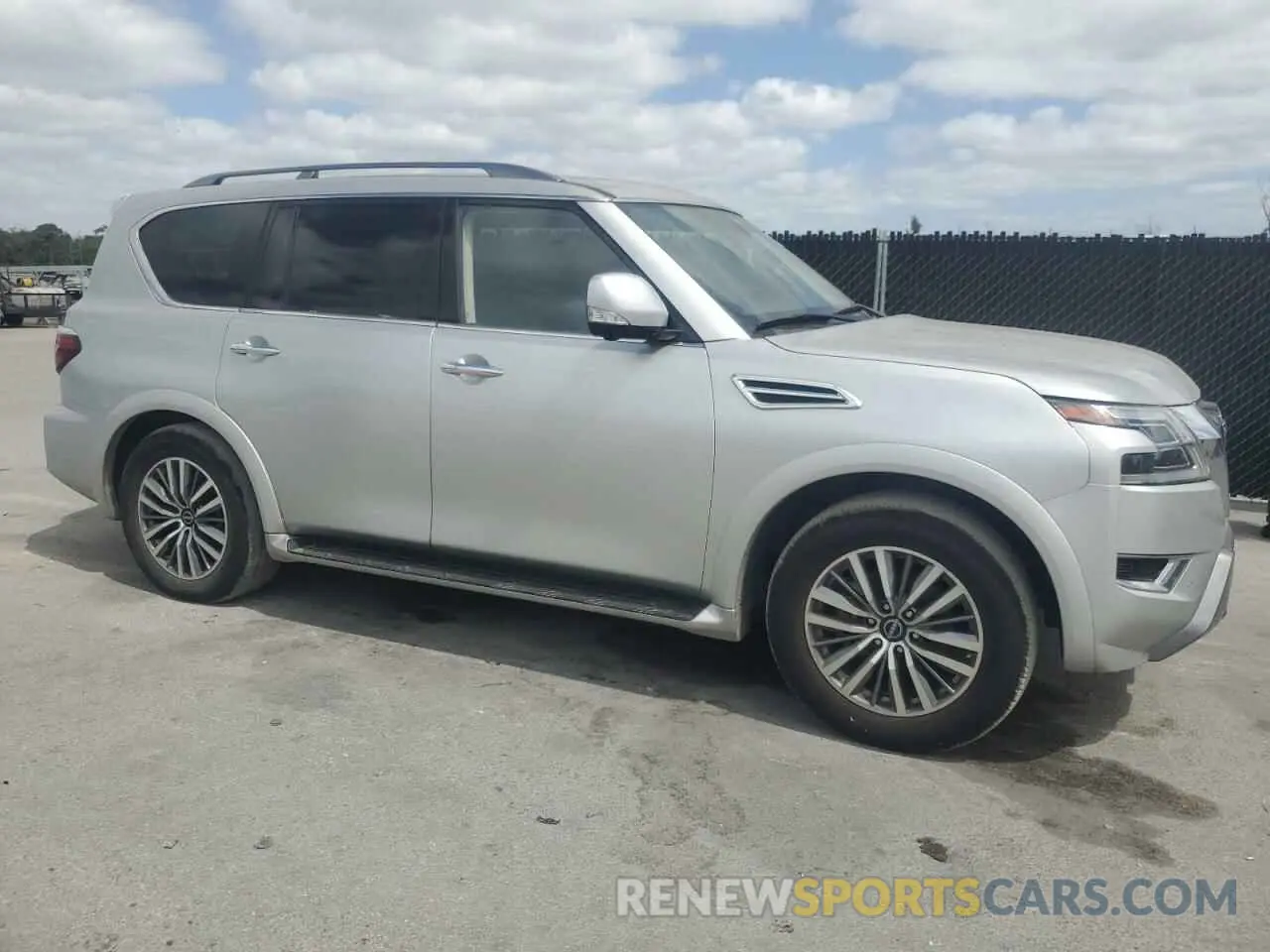 4 fotografías del automóvil dañado JN8AY2BC6M9148045 NISSAN ARMADA 2021