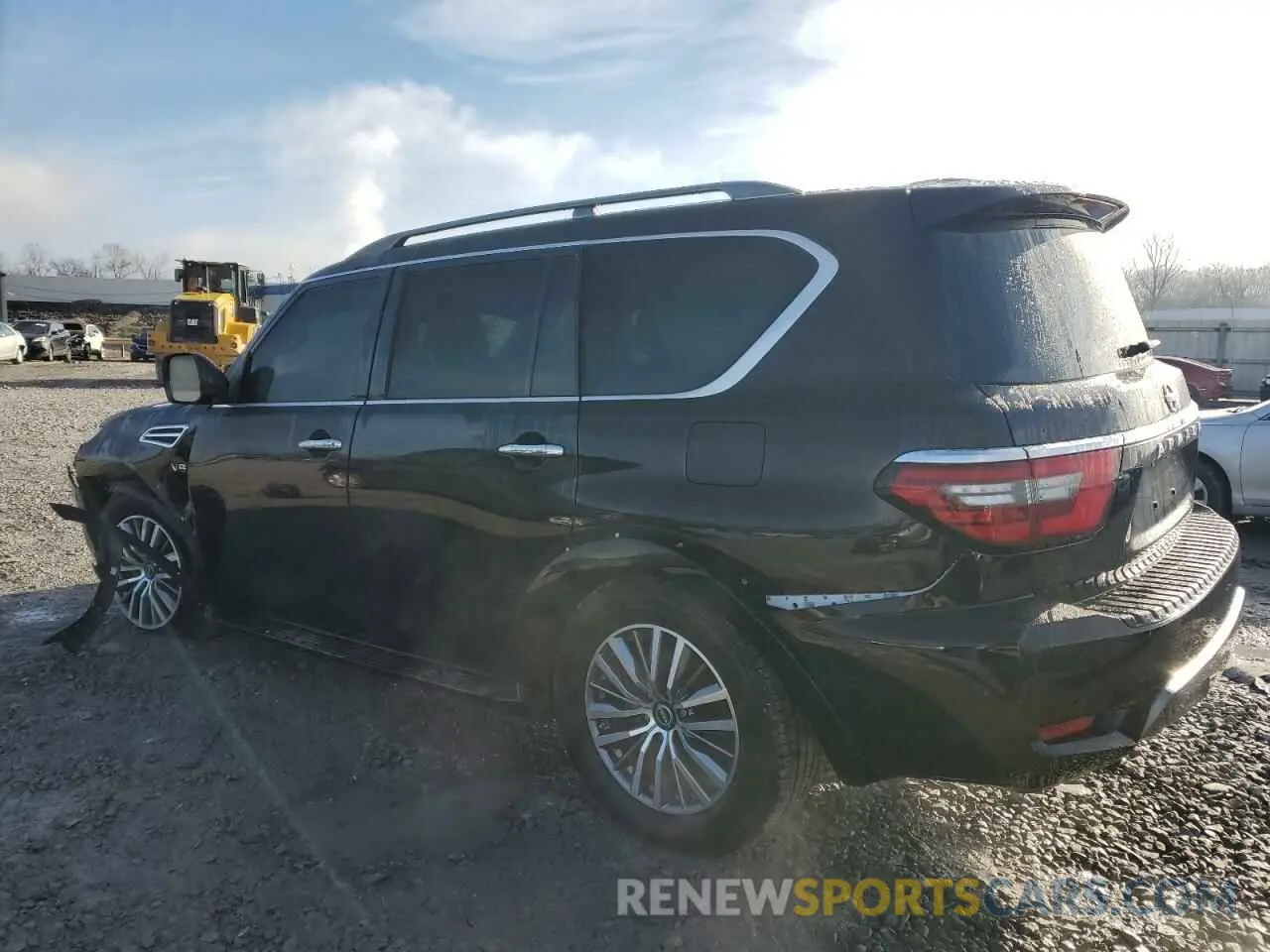 2 fotografías del automóvil dañado JN8AY2BC8M9145034 NISSAN ARMADA 2021