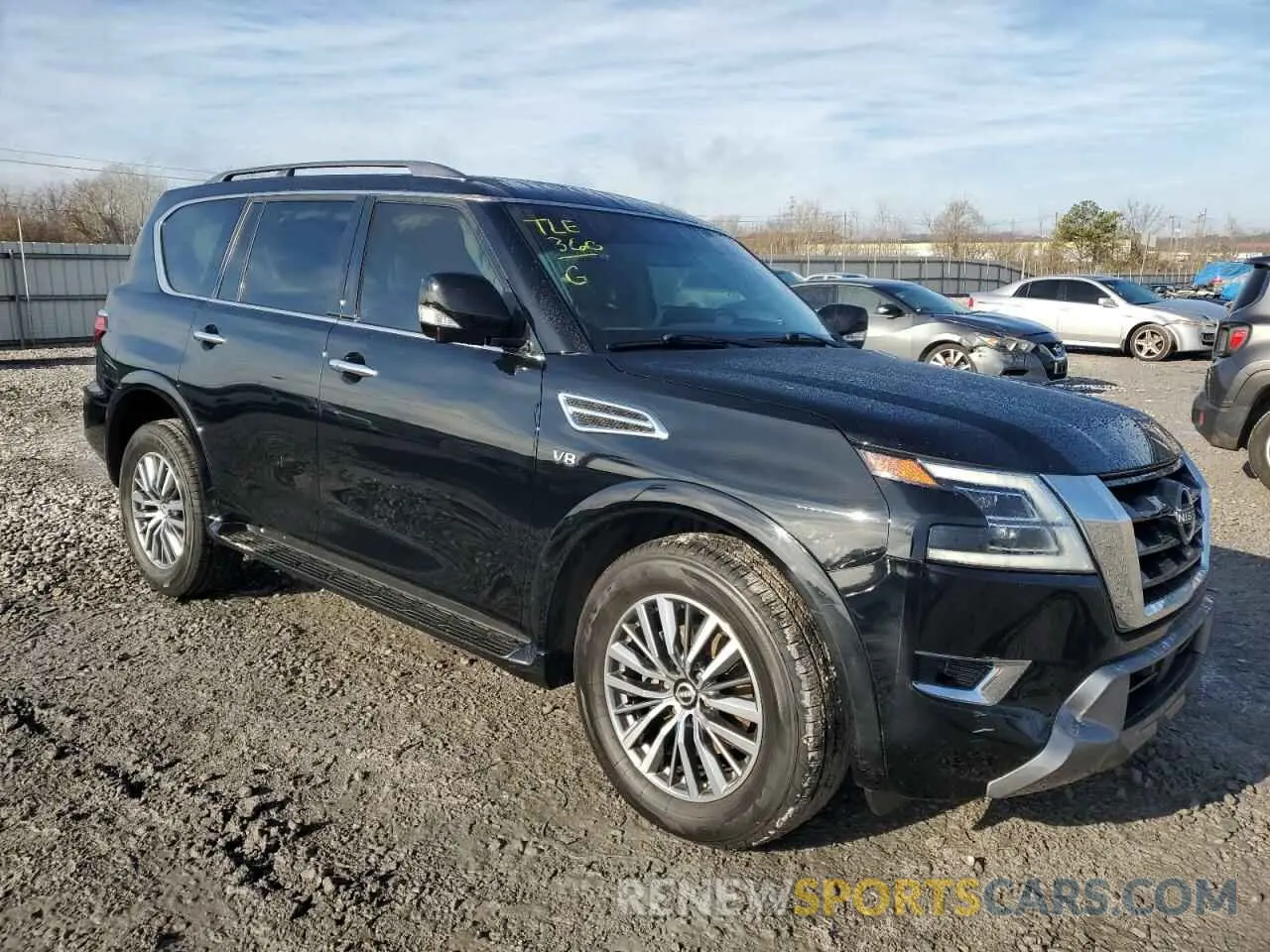 4 fotografías del automóvil dañado JN8AY2BC8M9145034 NISSAN ARMADA 2021