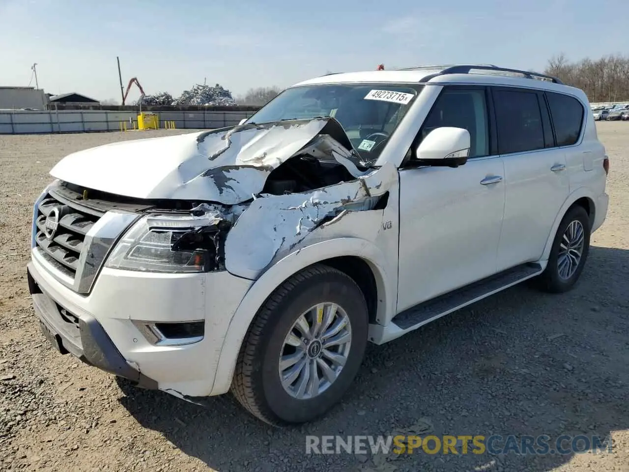 1 fotografías del automóvil dañado JN8AY2BD2M9662127 NISSAN ARMADA 2021