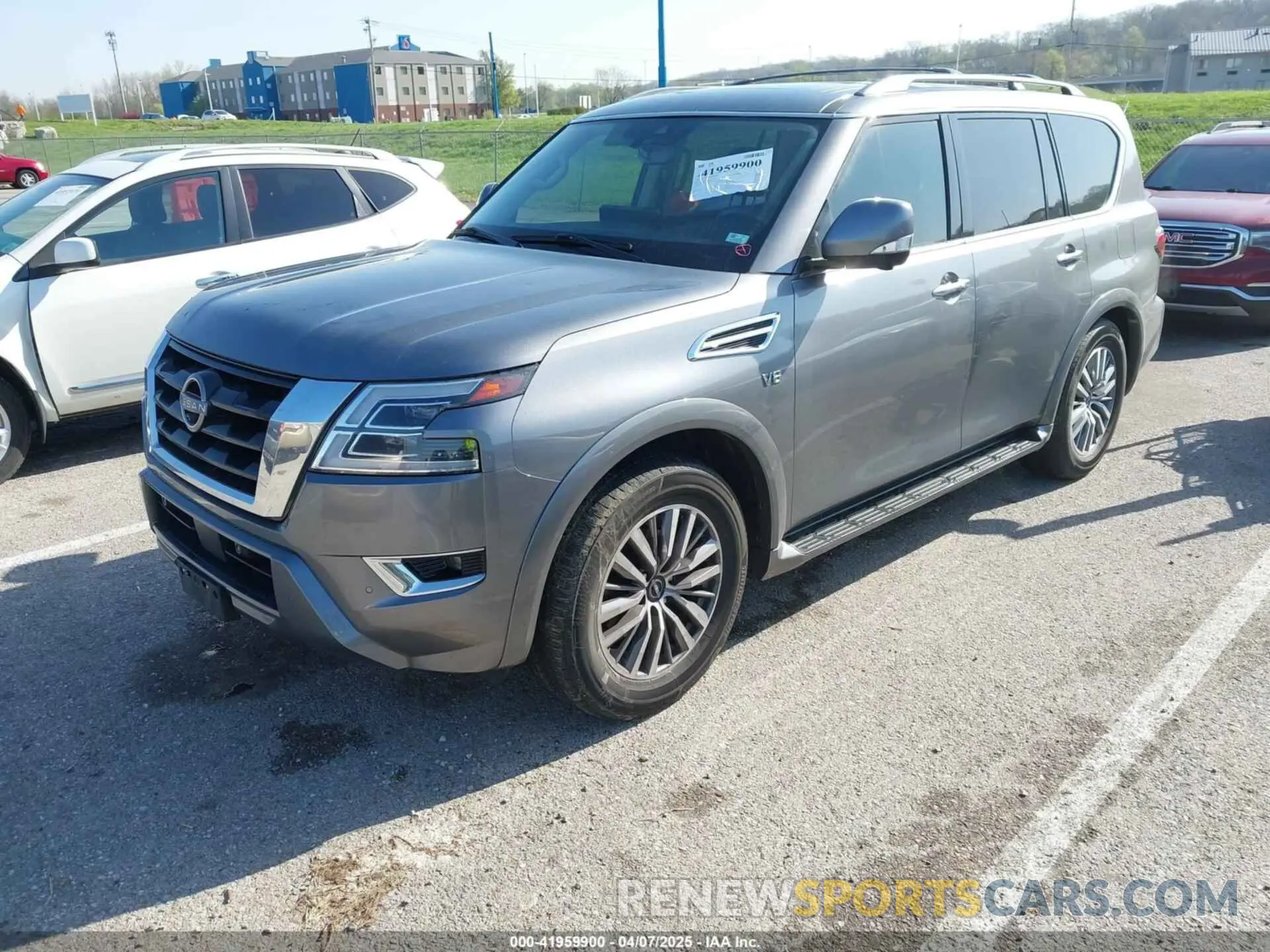 2 fotografías del automóvil dañado JN8AY2BD6M9662910 NISSAN ARMADA 2021