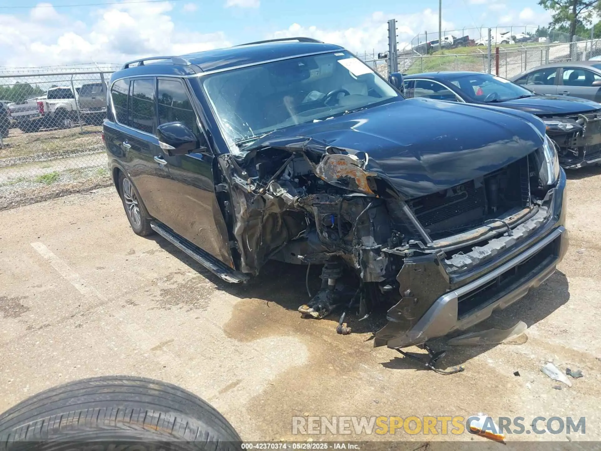 1 fotografías del automóvil dañado JN8AY2BDXM937227Z NISSAN ARMADA 2021