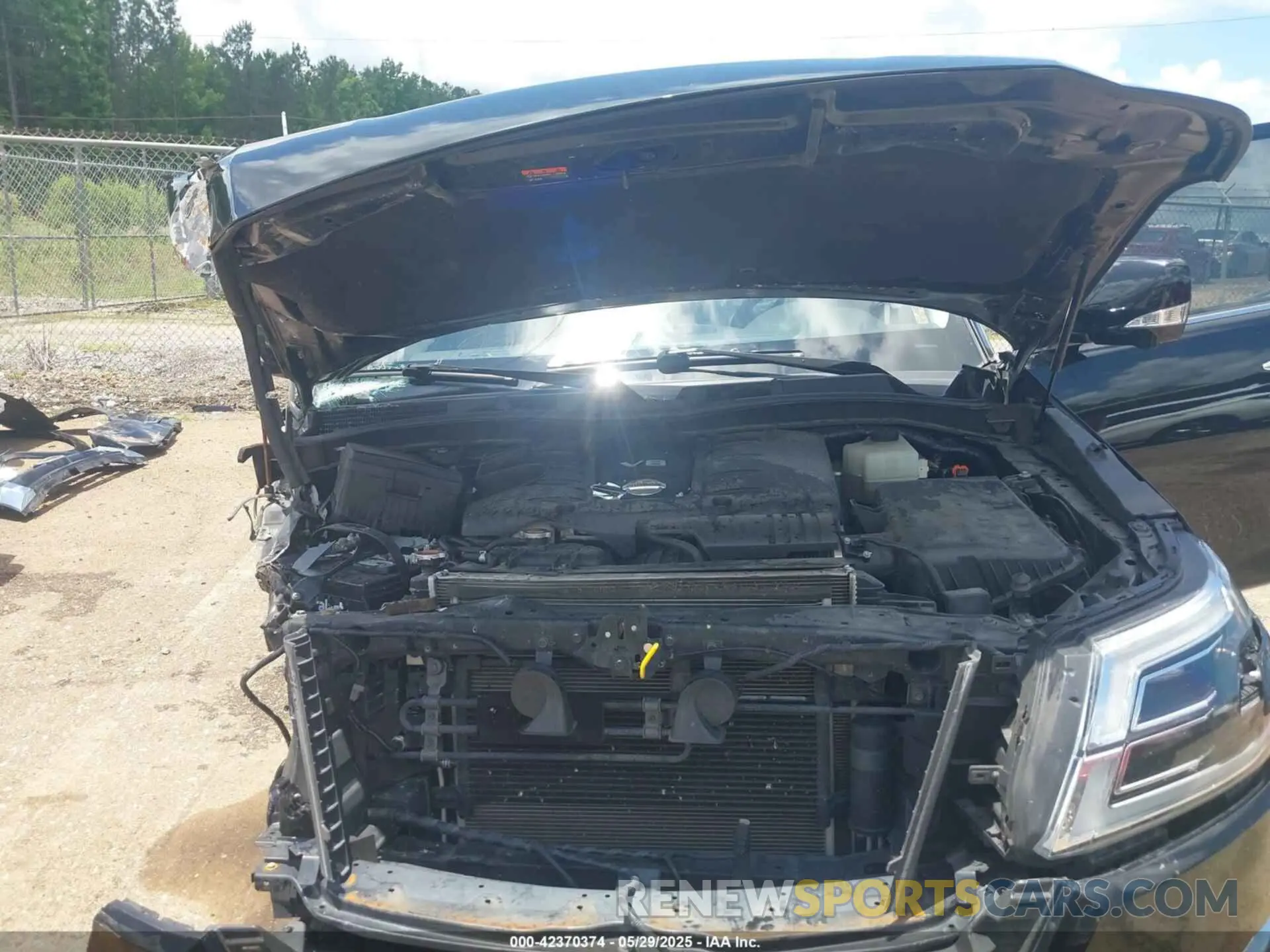 10 fotografías del automóvil dañado JN8AY2BDXM937227Z NISSAN ARMADA 2021