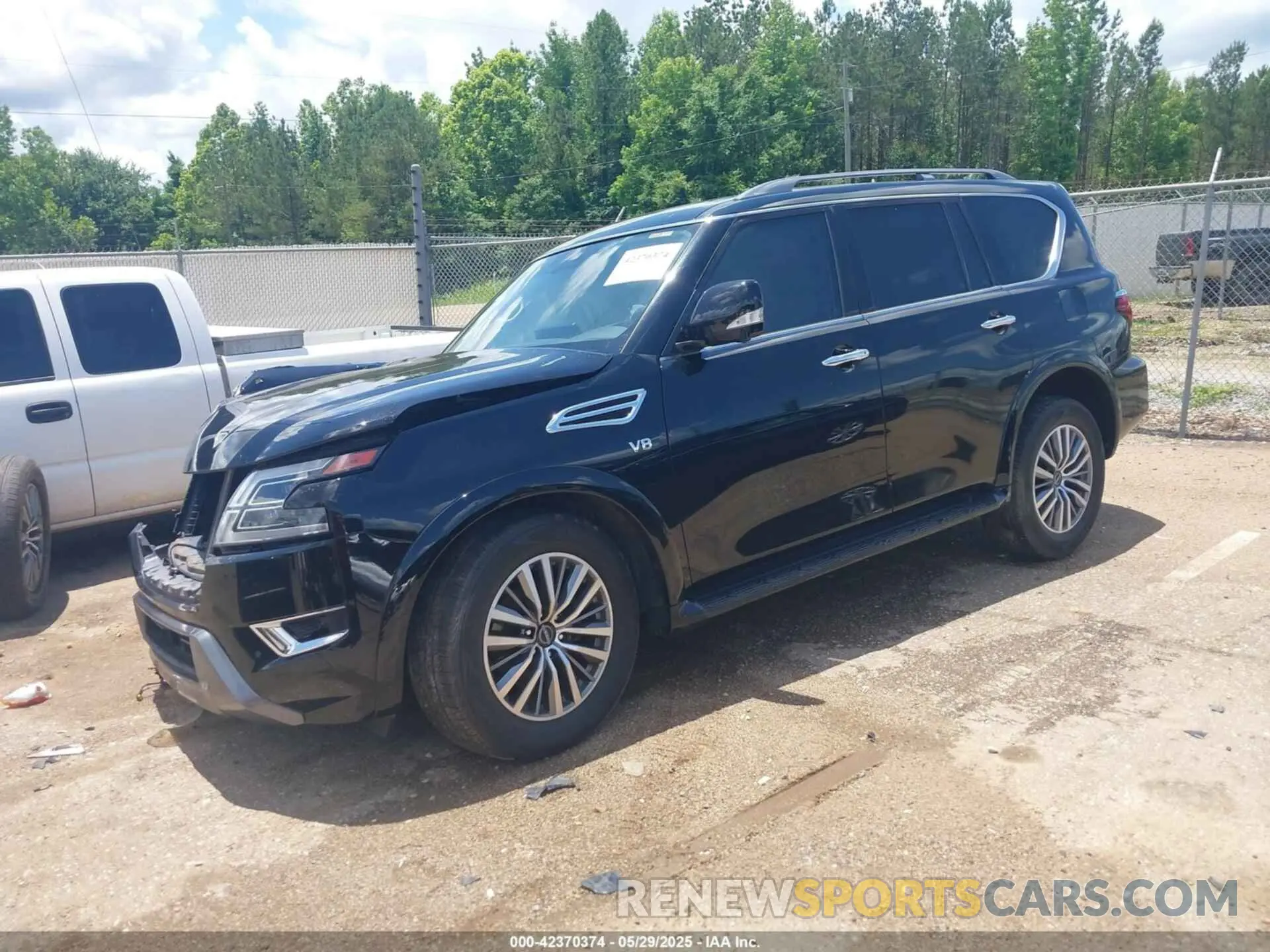 2 fotografías del automóvil dañado JN8AY2BDXM937227Z NISSAN ARMADA 2021